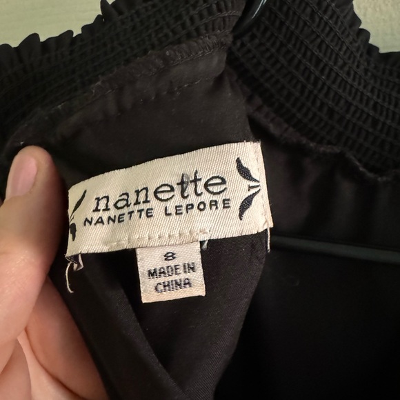 Nanette Lepore Sz 8 pleated and smocked midi dress - Picture 5 of 8